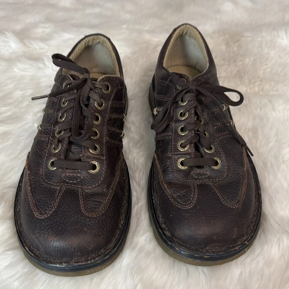 Dr. Martens Dawes Oxford Shoes Lace Up Leather Brown Men Size 9